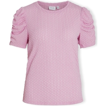 Îmbracaminte Femei Topuri și Bluze Vila Noos Top Anine S/S - Pastel Lavender roz
