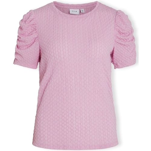 Îmbracaminte Femei Topuri și Bluze Vila Noos Top Anine S/S - Pastel Lavender roz