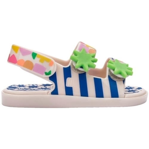 Pantofi Copii Sandale Melissa MINI  Estrelar + Fábula B Baby Sandals - Beige/Blue Multicolor