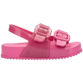 Pantofi Copii Sandale Melissa MINI  Baby Cozy Sandal - Glitter Pink roz