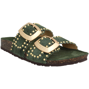 Pantofi Femei Papuci de vară Semerdjian Arona Velours Femme Militaire verde
