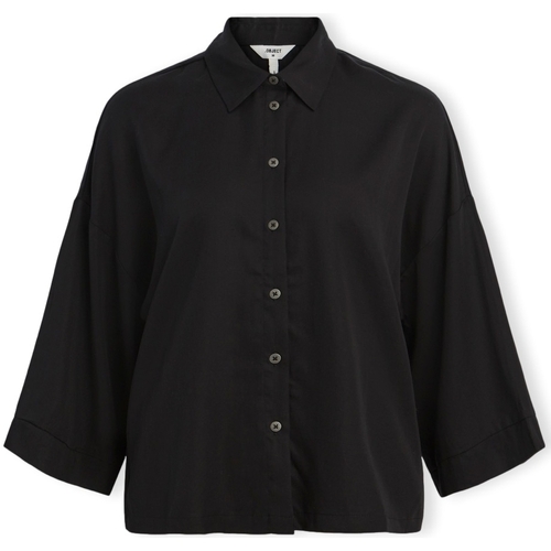 Îmbracaminte Femei Topuri și Bluze Object Noos Tilda Boxy Shirt - Black Negru