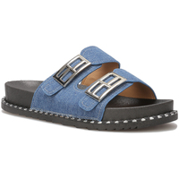 Pantofi Femei  Flip-Flops La Modeuse 70424_P164709 albastru