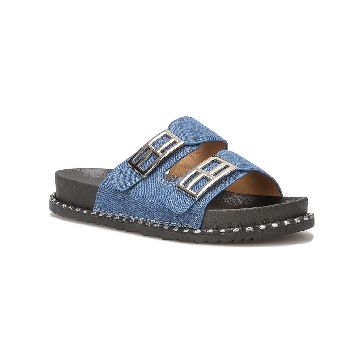 Pantofi Femei  Flip-Flops La Modeuse 70424_P164707 albastru
