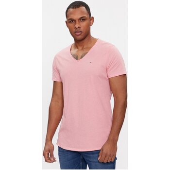 Îmbracaminte Bărbați Tricouri mânecă scurtă Tommy Jeans DM0DM09587 roz