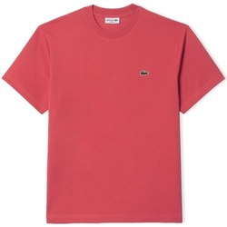 Îmbracaminte Bărbați Tricouri & Tricouri Polo Lacoste Classic Fit T-Shirt - Rose ZV9 roz
