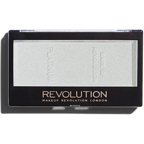 Frumusete  Femei Iluminator Makeup Revolution Highlighter Ingot - Platinum verde