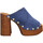 Pantofi Femei Sandale Sandro Rosi 7551 Velours Femme Jeans albastru
