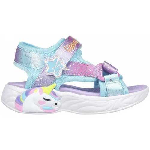 Pantofi Fete Sandale Skechers Unicorn dreams sandal - majes albastru