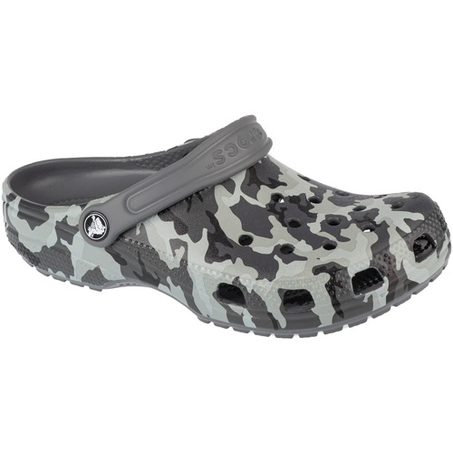 Pantofi Băieți Papuci de casă Crocs Classic Spray Camo Kids Clog Negru
