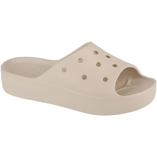 Pantofi Femei Papuci de casă Crocs Classic Platform Slide Gri