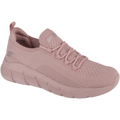 Pantofi Femei Pantofi sport Casual Skechers Bobs Sport B Flex-Color Connect roz