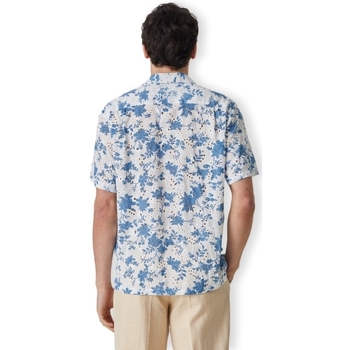 Portuguese Flannel Minho Shirt - White/Blue Alb