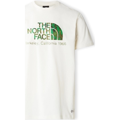 Îmbracaminte Bărbați Tricouri & Tricouri Polo The North Face Berkeley California T-Shirt - White Dune Alb