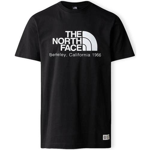 Îmbracaminte Bărbați Tricouri & Tricouri Polo The North Face Berkeley California T-Shirt - Black Negru