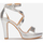 Pantofi Femei Sandale La Modeuse 70823_P165773 Argintiu