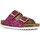 Pantofi Femei Sandale Colors of California Glitter sandal 2 buckles roz