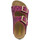 Pantofi Femei Sandale Colors of California Glitter sandal 2 buckles roz