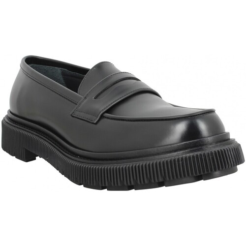 Pantofi Bărbați Mocasini Adieu Paris Type 159 Cuir Homme Noir Negru