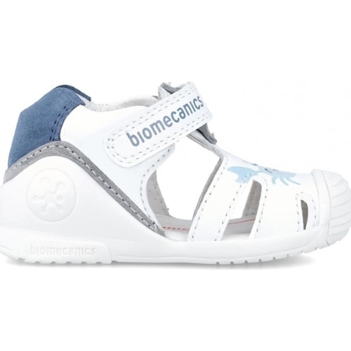 Pantofi Copii Sandale Biomecanics Kids Sandals 242123-A - White albastru