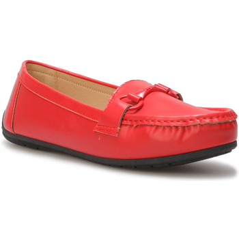 Pantofi Femei Mocasini La Modeuse 70054_P163379 roșu