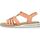 Pantofi Femei Sandale Rieker V0651 portocaliu