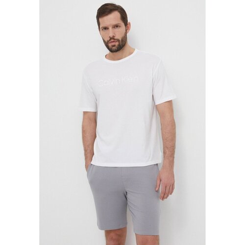 Îmbracaminte Bărbați Tricouri mânecă scurtă Calvin Klein Jeans 000NM2501E Alb