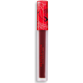 Frumusete  Femei Ruj de buze Makeup Revolution Vinyl Liquid Lipstick - Scream roșu