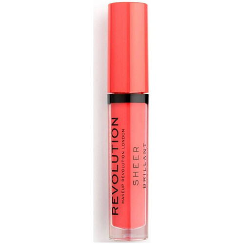 Frumusete  Femei Gloss Makeup Revolution Sheer Brilliant Lip Gloss - 130 Decadence portocaliu