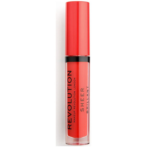 Frumusete  Femei Gloss Makeup Revolution Sheer Brilliant Lip Gloss - 132 Cherry portocaliu