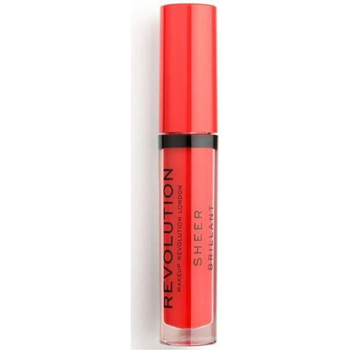 Frumusete  Femei Gloss Makeup Revolution Sheer Brilliant Lip Gloss - 133 Destiny portocaliu