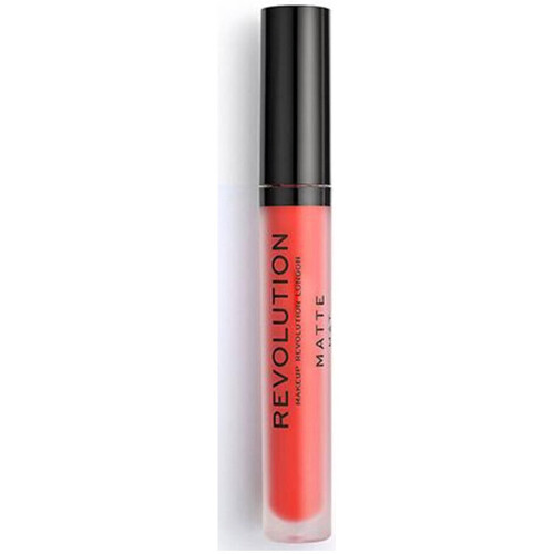 Frumusete  Femei Gloss Makeup Revolution Matte Lip Gloss - 133 Destiny portocaliu