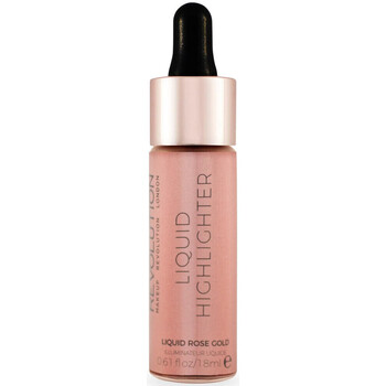 Frumusete  Femei Iluminator Makeup Revolution Liquid Highlighter - Liquid Rose Gold Auriu