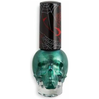 Frumusete  Femei Lac de unghii Makeup Revolution Halloween Skull Nail Polish - Monster verde