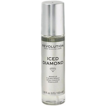 Frumusete  Femei Fond de ten & Baza de machiaj ten Makeup Revolution Rose Fizz Makeup Fixing Spray - Iced Diamond Alb