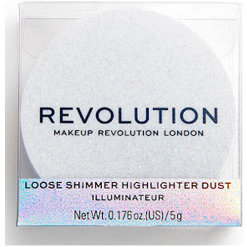Frumusete  Femei Fard de obraz & pudre Makeup Revolution Metallic Powder Highlighter - Iced Diamond Alb
