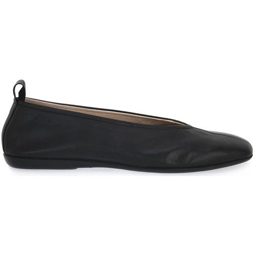 Pantofi Femei Balerin și Balerini cu curea Wonders NERO SAUVAGE Negru
