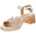 Pantofi Femei Sandale Valleverde VV-40100 Auriu