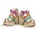 Pantofi Femei Sandale Etika 73854 Multicolor