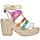 Pantofi Femei Sandale Etika 73854 Multicolor