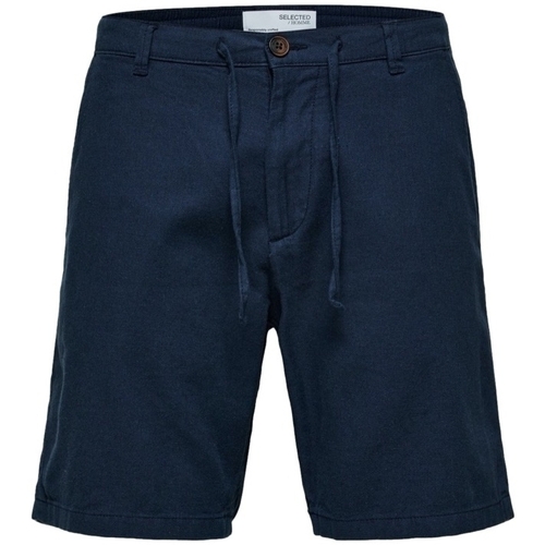 Îmbracaminte Bărbați Pantaloni scurti și Bermuda Selected Noos Comfort-Brody - Dark Sapphire albastru