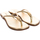 Pantofi Femei Sandale MICHAEL Michael Kors 40T2AEFA1M-PALE GOLD Auriu