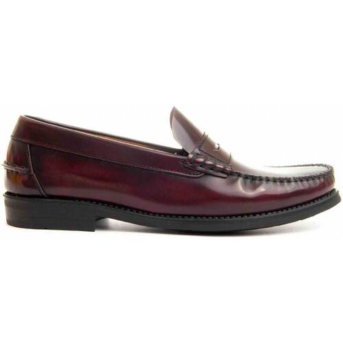 Pantofi Bărbați Mocasini Purapiel 89155 roșu