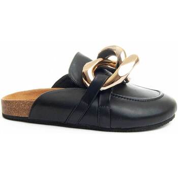 Pantofi Femei Papuci de vară Leindia 89360 Negru