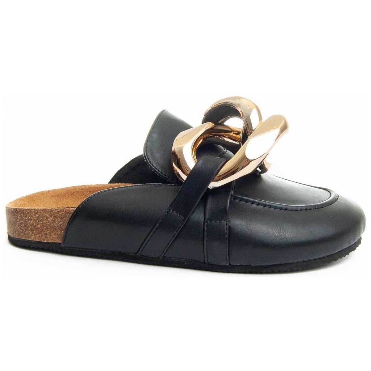 Pantofi Femei Papuci de vară Leindia 89360 Negru