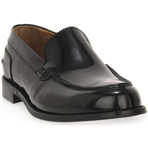 Pantofi Bărbați Mocasini Exton ABRASIVATO NERO Negru