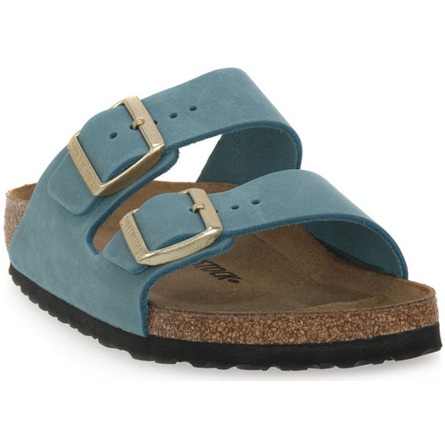 Pantofi Femei Papuci de vară Birkenstock ARIZONA BISCAY BAY OILED CALZ S albastru