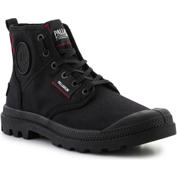 Pantofi Bărbați Pantofi sport stil gheata Palladium Pampa Hi Patch 79117-008-M Black Negru