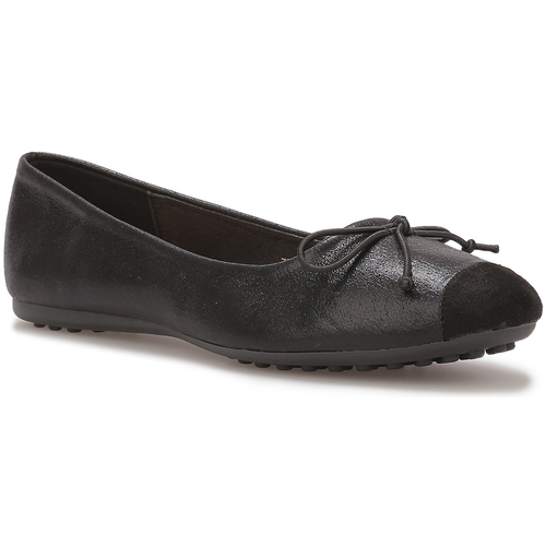 Pantofi Femei Balerin și Balerini cu curea La Modeuse 71053_P166598 Negru
