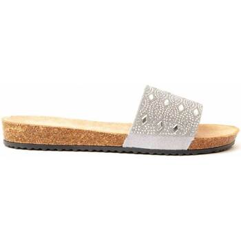 Pantofi Femei Sandale Leindia 89581 Argintiu